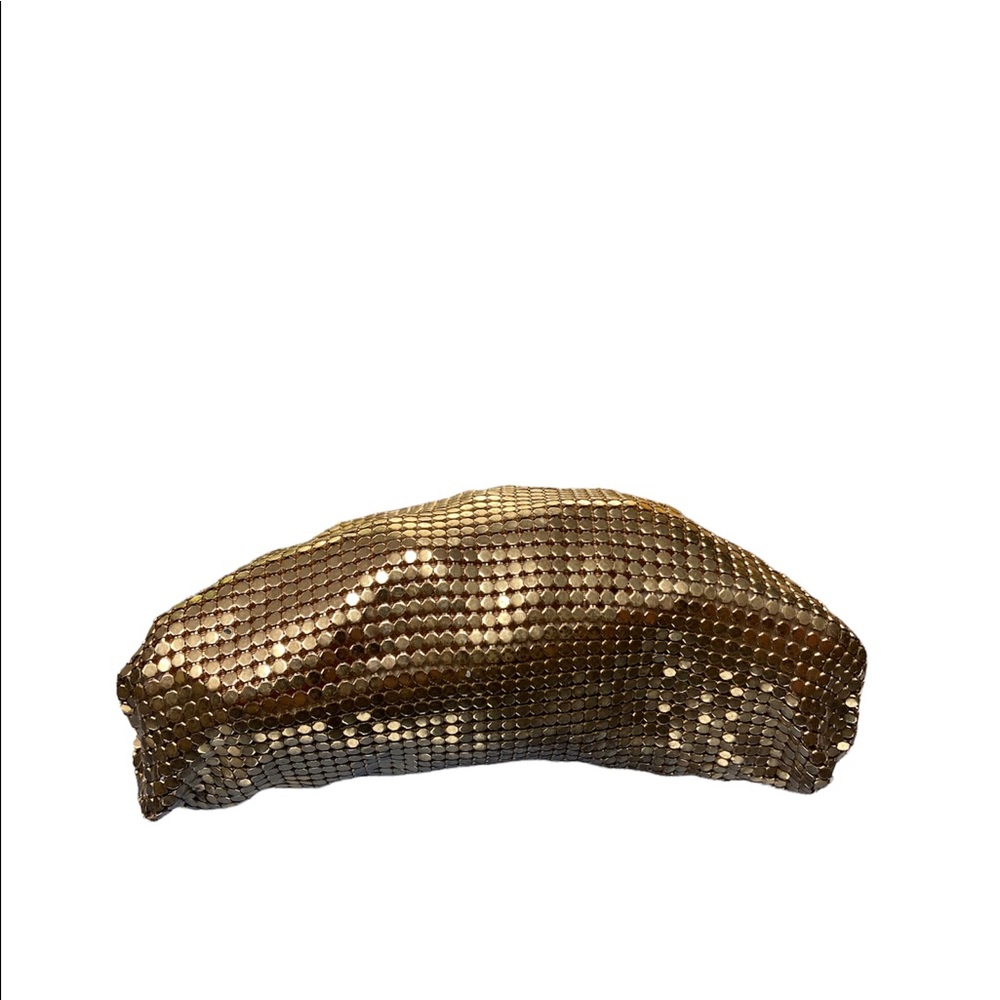 Whiting And Davis Gold Mesh Small Purse - image 5